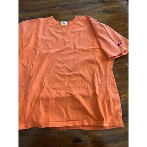 Vintage 80s 90s Plain T Shirt Made In USA‎ 100% Cotton Mens XL orange Prospirit